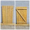 Pathway Feather Edge Semi Braced Flat Top [H.1300xW.760mm] Gate