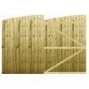 M2M Driveway Feather Edge Semi-Braced Arch Top Gates upto 210cm x 305cm
