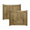 URBAN ELITE Driveway Gates 4ft x 9ft Full Boards (No Trellis)