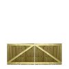 M2M Driveway Feather Edge Semi-Braced Flat Top Gates upto 90cm x 244cm