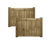 URBAN ELITE Driveway Gates 3ft x 8ft Full Boards (No Trellis)