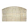 6ft x 3ft Arch Top Privacy Square Trellis