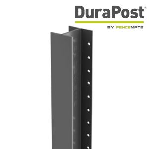 H-Straight DuraPost Fence Post Anthracite Grey