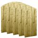 Arch Top Gate Feather Edge (Fully Framed)