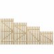 Picket Gate Rounded Palisade