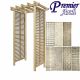 4ft x 7ft Premier Archway Pathway Trellis Arch